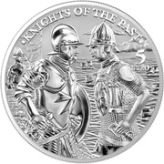 2022 - Knights of the Past 5 Euro 1 oz Silver BU