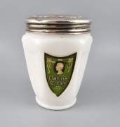 Pojemnik na krem z deklem srebrnym Anglia 925