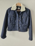 Kurtka Lee kurtka jeansowa vintage krótka na wiosnę S 36
