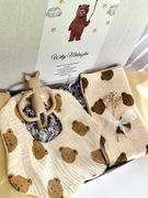 Miękki Miś – Zestaw Prezentowy dla Niemowlaka Wyprawka Box