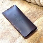 Skórzane etui na okulary z grawerem personalizowane handmade