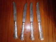 Noże stołowe ocynkowane włoskie - zestaw 4 szt.