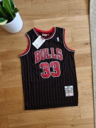 Scottie Pippen jersey NBA Chicago Bulls czarna L Mitchell Ness nowa