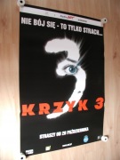 KRZYK 3 / SCREAM 3 Horror Plakat kinowy + Gratis DRACULA 2000