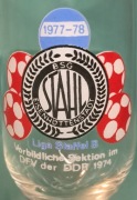 Kieliszek do piwa BSG Stahl Eisenhüttenstadt - sezon 1977-78