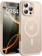 Etui do iPhone'a 16 Pro, Kompatybilne z MagSafe. Piaskowy