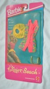 ubranko dla lalki NFRB BARBIE GLITTER BEACH 1992 MATTEL