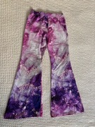 Szafa Pana Koali spodnie dresowe rozmiar 140, DZWONY FLARE marmur 