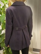 Płaszcz damski zimowy Cubus 36 ciemny fiolet