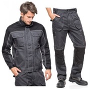 BLUZA KURTKA ROBOCZA  HELIOS Roz. 62 + spodnie HELIOS Roz.64  -- komplet . 