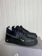 Buty używane Nike Air Force 1 Low org czarne neonowe skorzane 36,5