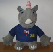 $$$ PKP KOLEJOWE ABC NOSOROŻEC ROGATEK DUŻY 50cm $$$ 