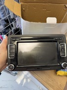 RADIO CD FABRYCZNE ORYGINAL 3C8035195F 3C8035195 VW TIGUAN I 5NO 13R