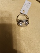 Pierścionek srebrny pr. 925 zdużą cyrkonią