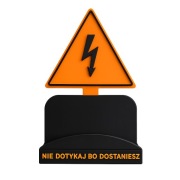 PODSTAWKA Stojak na Telefon NIE DOTYKAJ | Gadżet na Biurko