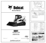 Bobcat T770 Track Loader Service Manual AT63 B3BW Serwisowa naprawcza