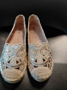 Espadryle złote  37