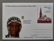 Papież JP II - II wizyta 1987 - kartki 8 szt