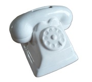 Skarbonka ceramiczna TELEFON retro - OTWIERANA