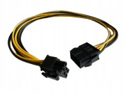 Adapter Kabel Przedłużacz PCI-E 8-pin / PCI-E 6+2-pin Akyga