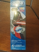4x Oryginalne końcówki Oral-B do szczoteczki Braun Star Wars 