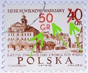 Błąd druku. Znaczek Fi 2062cII. Kasowany.