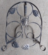 Stojak metalowy na wino na 3 butelki