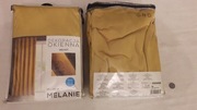 Żółte zasłony Velvet Melanie 215 x 250 cm Eurofirany