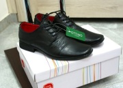 czarne pantofle buty CCC OTTIMO komunia wesele egzamin bal 39 nowe