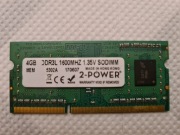 Pamięć SO-DIMM DDR3L 4GB 1600MHz