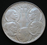 Grecja 30 drachm 1963 - 100 lat dynastii - królowie - srebro