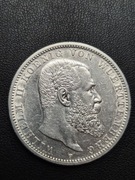 5 marek 1908 Niemcy, Wirtembergia - Ag900