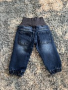Poco Piano spodnie dziecięce jeansowe ocieplane 80 cm joggery jeansy dżinsy