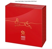 Srebrna Moneta Lunar : RAM Rok Królika 1 uncja Srebra 2023 Proof