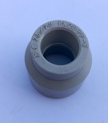 Mufa PP redukcyjna 25x20mm do zgrzewania 2szt. 