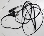 Kabel zasilający czarny 1,8 metra