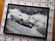 Rysunek A3 (29,7x42cm) - Initial D Toyota AE86 Mazda RX-7