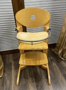 Bebe confort krzesło krzesełko do karmienia dla dziecka malucha drewniane