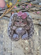 Króliczek Brelok Zawieszka Na Szydełku Do samochodu Na Plecak Ozdoby 