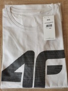 Koszulka 4F XXL nowa z metkami Biała 