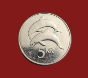 Moneta 5 koron 2007, Islandia
