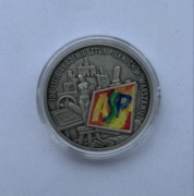 Moneta kolekcjonerska 10 zł 100-lecie ASP 2004 srebrna z farbami