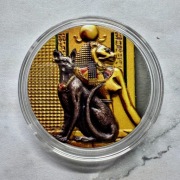 Moneta Wyspy Niue Elżbieta II 5 Dolarów Egipt 2023 r.