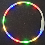 Silikonowa świecąca obroża dla psa PRISMA X