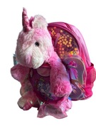 Plecak ze skrzydłami motyla maskotka jednorożca