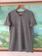 koszulka serek  spandex melanż t-shirt bluzka top slim fit casual lift