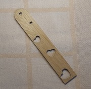 ZAKŁADKA DO KSIĄŻEK  SERCA   1SZT SCRAPKI