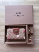 Zestaw Coach - portfel + 2 breloki