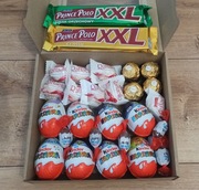 Zestaw słodyczy, Kinder niespodziana, Fererro, Schoko Rafaello Prince Polo 