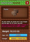 Grow a Garden Nightmare Capybara